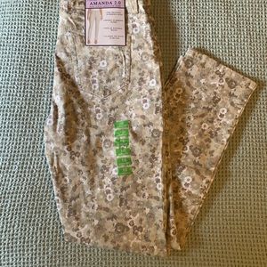 GV Floral Jeans size 10 skinny new with tag